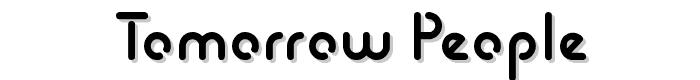 Tomorrow People font